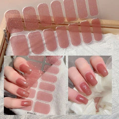 Autumn Christmas Nail Stickers – Easy DIY Full Wraps