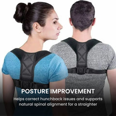 Back Posture Correction Belt – Adjustable Spine Support