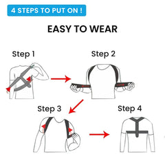 Back Posture Correction Belt – Adjustable Spine Support