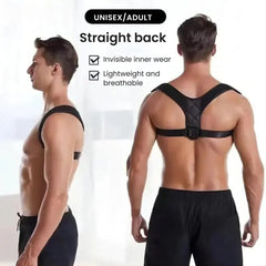 Back Posture Correction Belt – Unisex Support