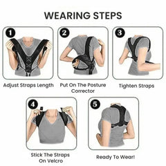 Back Posture Correction Belt – Unisex Support