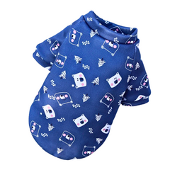 Winter Baseball Dog Jacket for Small Medium Pets