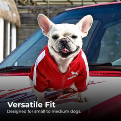 Winter Baseball Dog Jacket for Small Medium Pets