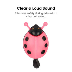 Bicycle Bell for Kids – Ladybug Cartoon Bike Horn Alarm