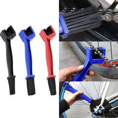 Bicycle Chain Cleaning Brush Double-Headed Bike Tool
