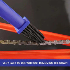 Bicycle Chain Cleaning Brush Double-Headed Bike Tool