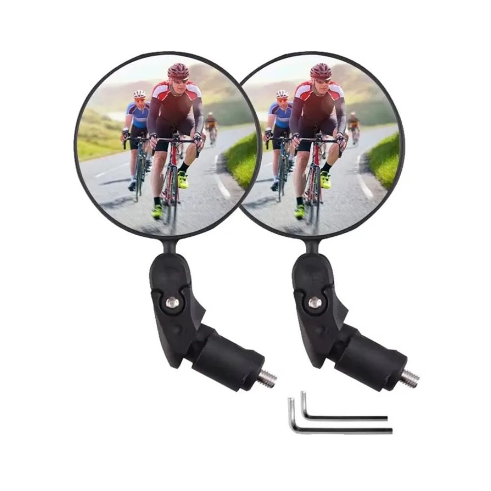 Bicycle Handlebar Convex Rear View Mirror Acrylic