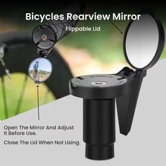Bicycle Handlebar Convex Rear View Mirror Acrylic