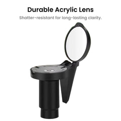 Bicycle Handlebar Convex Rear View Mirror Acrylic