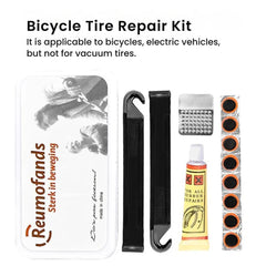 Bicycle Tire Repair Kit with Cold Patches & Tools