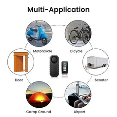 Bike Alarm Lock – Wireless Remote Anti-Theft System