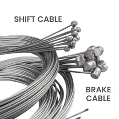 2M Bike Brake & Gear Cable Set for MTB & Road Bikes