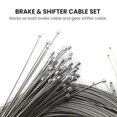 2M Bike Brake & Gear Cable Set for MTB & Road Bikes