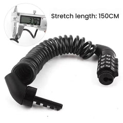 Bike Cable Lock with Code – Portable Steel Security Lock
