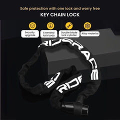 Bike Chain Lock – High Security Portable Lock with Keys