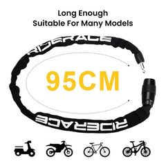 Bike Chain Lock – High Security Portable Lock with Keys