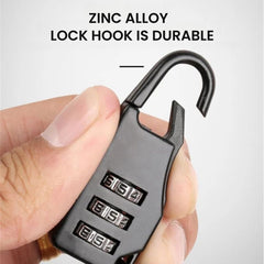 Bike Helmet Cable Lock with 3-Digit Password Code