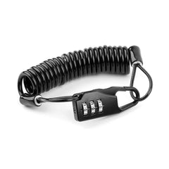 Bike Helmet Cable Lock with 3-Digit Password Code
