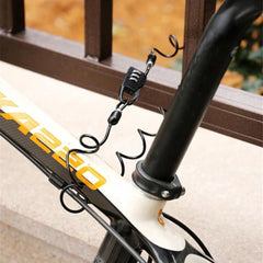 Bike Helmet Cable Lock with 3-Digit Password Code