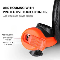 Bike Lock with Keys – Anti-Theft Coiled Cable Lock