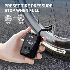 Bike Pump 150PSI Electric Mini Tire Inflator Portable