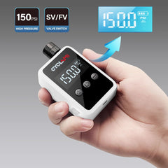 Bike Pump 150PSI Electric Mini Tire Inflator Portable
