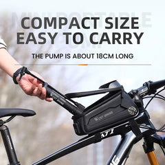 Bike Pump 80 PSI Floor Inflator for Schrader