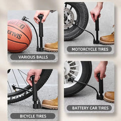 Bike Pump 80 PSI Floor Inflator for Schrader