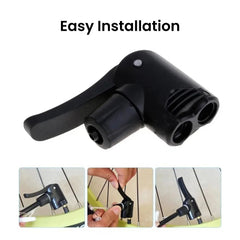 Bike Pump Dual Head Adapter for Valves
