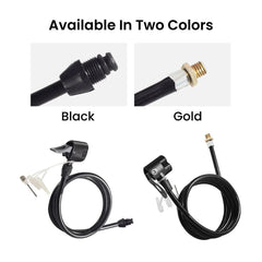 Bike Pump Hose Extension & Nozzle Connector Kit