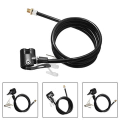 Bike Pump Hose Extension & Nozzle Connector Kit
