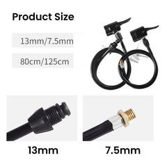 Bike Pump Hose Extension & Nozzle Connector Kit