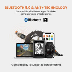 Bluetooth Bike Cadence, Speed & Heart Rate Sensor Set