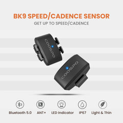 Bluetooth Bike Cadence, Speed & Heart Rate Sensor Set