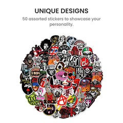 Bike Stickers Set | Hip Hop Rap Style for Gear