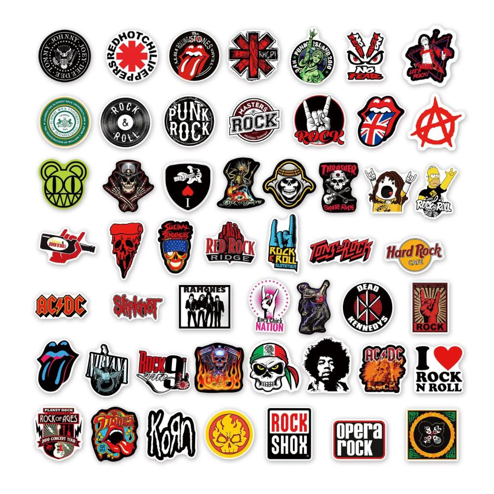 Bike Stickers Set | Hip Hop Rap Style for Gear