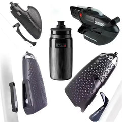 Bike Water Bottle with Cage & Magnetic Mount