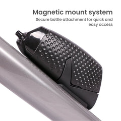 Bike Water Bottle with Cage & Magnetic Mount
