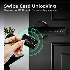 Biometric Smart Door Lock — Fingerprint, PIN & Tuya App