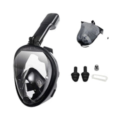 Full Face Snorkel Mask 180° View Anti-Fog Leak-Proof