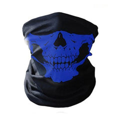 Skull Face Mask Neck Gaiter for Motorcycle & Outdoors