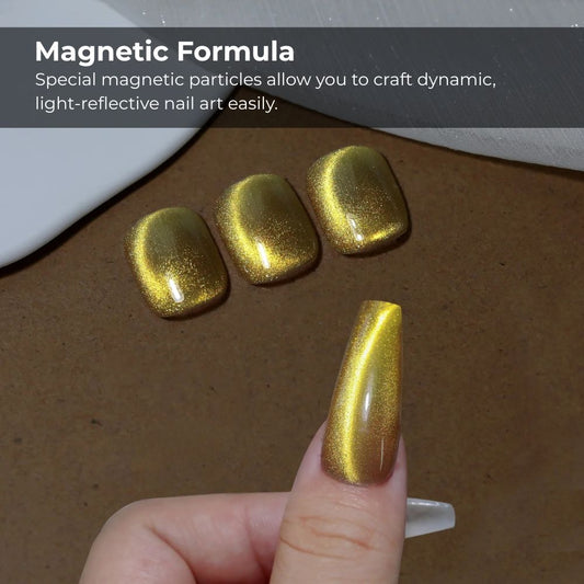 Blue Tears Magnetic Cat Eye Polish – Sparkling Nail Gel
