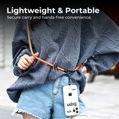 Braided Phone Strap Lanyard with Metal Swivel Clip