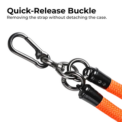 Braided Phone Strap Lanyard with Metal Swivel Clip