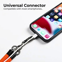 Braided Phone Strap Lanyard with Metal Swivel Clip