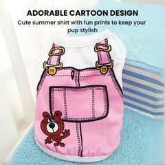 Cute Cartoon Pet Clothes for Small Dogs & Cats