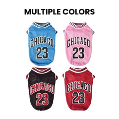 Small Dog Basketball Jersey — Chicago 23 Pet Shirt