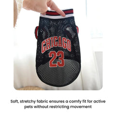 Small Dog Basketball Jersey — Chicago 23 Pet Shirt