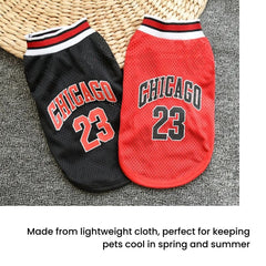 Small Dog Basketball Jersey — Chicago 23 Pet Shirt