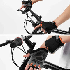 Breathable Half-Finger Cycling Gloves — Padded Grip